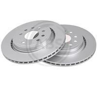 2x Disco de freno ventilado 17371 A.B.S. para CADILLAC SAAB FIAT OPEL