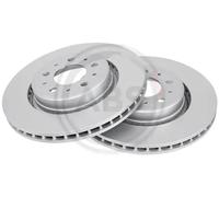2x Disco de freno ventilado 17410 A.B.S. para VOLVO S70 V70 I C70 I Coupé