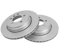 2x Disco de freno ventilado 17452 A.B.S. para BMW 7