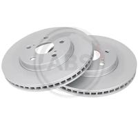 2x Disco de freno ventilado 17460 A.B.S. para TOYOTA PREVIA II CAMRY Sedán