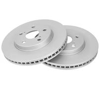 2x Disco de freno ventilado 17460 A.B.S. para TOYOTA PREVIA II CAMRY Sedán