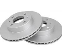 2x Disco de freno ventilado 17578 A.B.S. para HYUNDAI ACCENT II ACCENT II Sedán