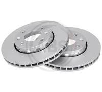 2x Disco de freno ventilado 17579 A.B.S. para KIA CARENS I Monospace