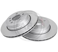 2x Disco de freno ventilado 17598 A.B.S. para BMW X3