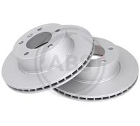 2x Disco de freno ventilado 17600 A.B.S. para BMW 1 2 Coupé 2 Descapotable