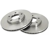 2x Disco de freno ventilado 17636 A.B.S. para MAZDA 5 3 Sedán 3