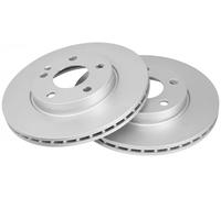 2x Disco de freno ventilado 17646 A.B.S. para MERCEDES-BENZ CLASE A