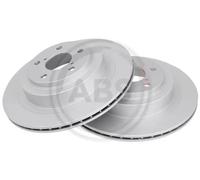 2x Disco de freno ventilado 17658 A.B.S. para SUBARU IMPREZA Sedán OUTBACK