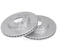 2x Disco de freno ventilado 17659 A.B.S. para HONDA CIVIC VIII Sedán STREAM FR-V