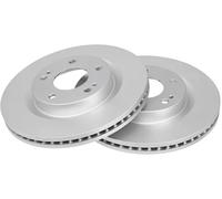 2x Disco de freno ventilado 17674 A.B.S. para MITSUBISHI GRANDIS