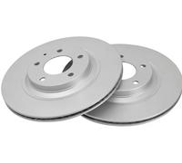 2x Disco de freno ventilado 17696 A.B.S. para MAZDA RX-8