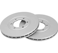 2x Disco de freno ventilado 17751 A.B.S. para KIA K2500 Caja/Chasis K2700 K2900