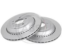 2x Disco de freno ventilado 17785 A.B.S. para MERCEDES-BENZ CLASE R CLASE GL