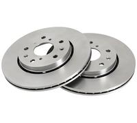 2x Disco de freno ventilado 17799 A.B.S. para SUZUKI SWIFT III