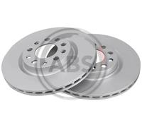 2x Disco de freno ventilado 17855 A.B.S. para ALFA ROMEO 159 BRERA SPIDER