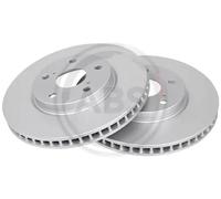 2x Disco de freno ventilado 17898 A.B.S. para LEXUS IS II IS C IS III