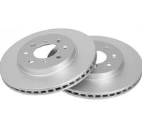 2x Disco de freno ventilado 17956 A.B.S. para HONDA JAZZ II JAZZ III