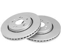 2x Disco de freno ventilado 17962 A.B.S. para HONDA CR-V III CR-V IV