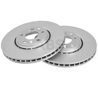 ABS All Brake Systems Disco de freno ventilado 17978 para Renault Latitude Laguna III 2x