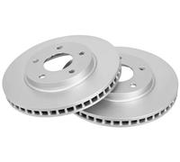2x Disco de freno ventilado 17987 A.B.S. para MITSUBISHI DODGE