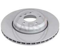 2x Disco de freno ventilado 18001 A.B.S. para BMW 5 5 Touring 6 6 Descapotable