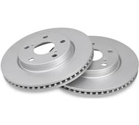 2x Disco de freno ventilado 18012 A.B.S. para TOYOTA LEXUS