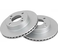 2x Disco de freno ventilado 18021 A.B.S. para SUZUKI NISSAN