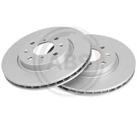 2x Disco de freno ventilado 18186 A.B.S. para SUZUKI SWIFT IV