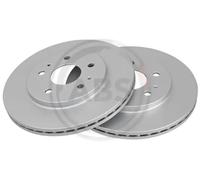2x Disco de freno ventilado 18228 A.B.S. para DAIHATSU TERIOS