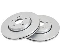 2x Disco de freno ventilado 18286 A.B.S. para SUZUKI KIZASHI