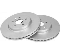 2x Disco de freno ventilado 18303 A.B.S. para OPEL CHEVROLET