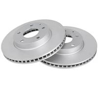 2x Disco de freno ventilado 18438 A.B.S. para MAZDA 3 3 Sedán CX-3