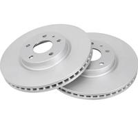 2x Disco de freno ventilado 18454 A.B.S. para FORD MONDEO V Sedán