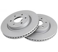 2x Disco de freno ventilado 18697 A.B.S. para NISSAN RENAULT