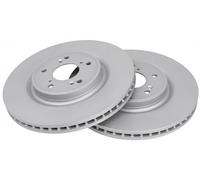 2x Disco de freno ventilado 18837 A.B.S. para HONDA CR-V V