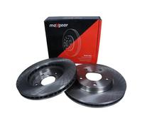2x Disco de freno ventilado 19-1289 MAXGEAR para MITSUBISHI DODGE