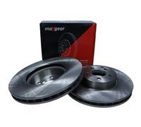 2x Disco de freno ventilado 19-2688 MAXGEAR para MERCEDES-BENZ SLK CLASE C SLC
