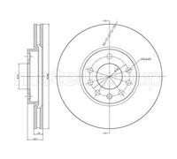 Disco De Freno Metelli 23-0605C para Opel Saab Eje Delantero Eje Trasero