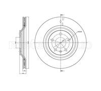 METELLI 2x Disco Freno Trasero Ø330 MM Ventilado para Audi A6 Allroad 4FH C6 3.0