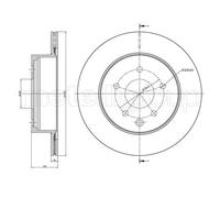 2x Disco de freno ventilado 23-1322C METELLI para RENAULT KOLEOS I