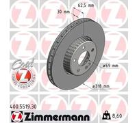ZIMMERMANN 400.5519.30 Disco de freno