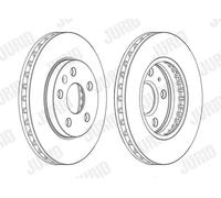 JURID 562460JC-1 Disco de freno