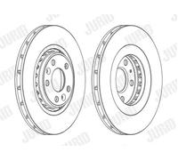 JURID Discos de Freno Delanteros Ø320 MM Ventilado para Renault Espace V Jr _