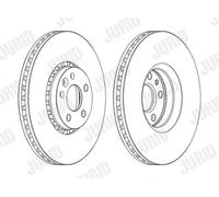 JURID 562672JC-1 Disco de freno