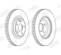 JURID Discos De Freno Delante Ø320 Mm Para Mercedes-Benz Clase B GLA Clase A