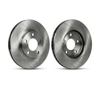 2x Disco de freno ventilado 6040320 KRAFT AUTOMOTIVE para VW PASSAT B5