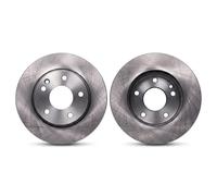 2x Disco de freno ventilado 6041205 KRAFT AUTOMOTIVE para MERCEDES-BENZ CLASE A