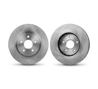 2x Disco de freno ventilado 6042210 KRAFT AUTOMOTIVE para FORD JAGUAR