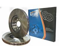 2x Disco de freno ventilado 6042750 KRAFT AUTOMOTIVE para BMW 5 5 Touring