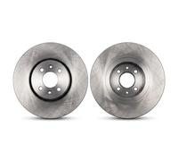 2x Disco de freno ventilado 6045470 KRAFT AUTOMOTIVE para RENAULT SCÉNIC II